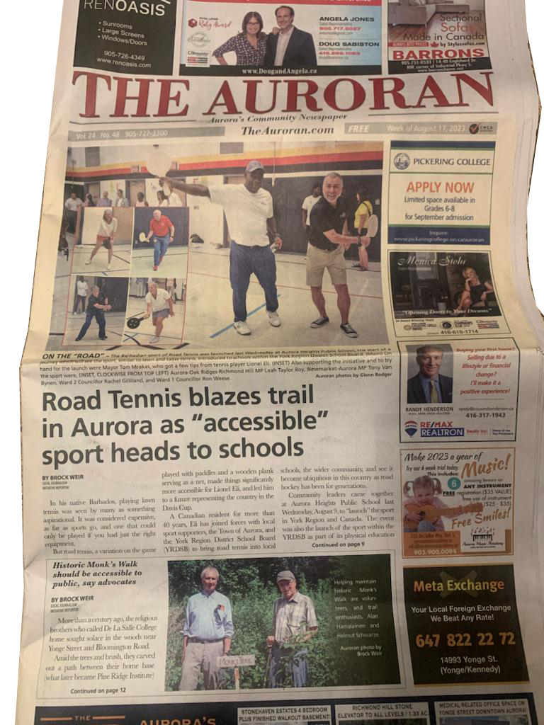 the auroran newspaper article